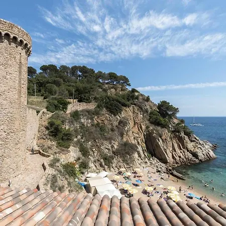 公寓 Luxury Rocamar - Primera Linea De Mar-terraza